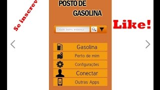 Como usar aplicativo "posto de gasolina" screenshot 1