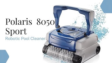 Polaris 8050 Sport Robotic Pool Cleaner – Wall-Climbing Automatic Vacuum for In-Ground Pools