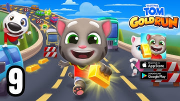 Talking Tom Gold Run Gameplay Walkthrough Part 9 - (iOS, Android)