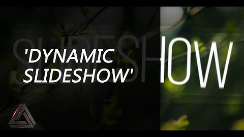 Dynamic Slideshow | After Effects Template | Video Displays