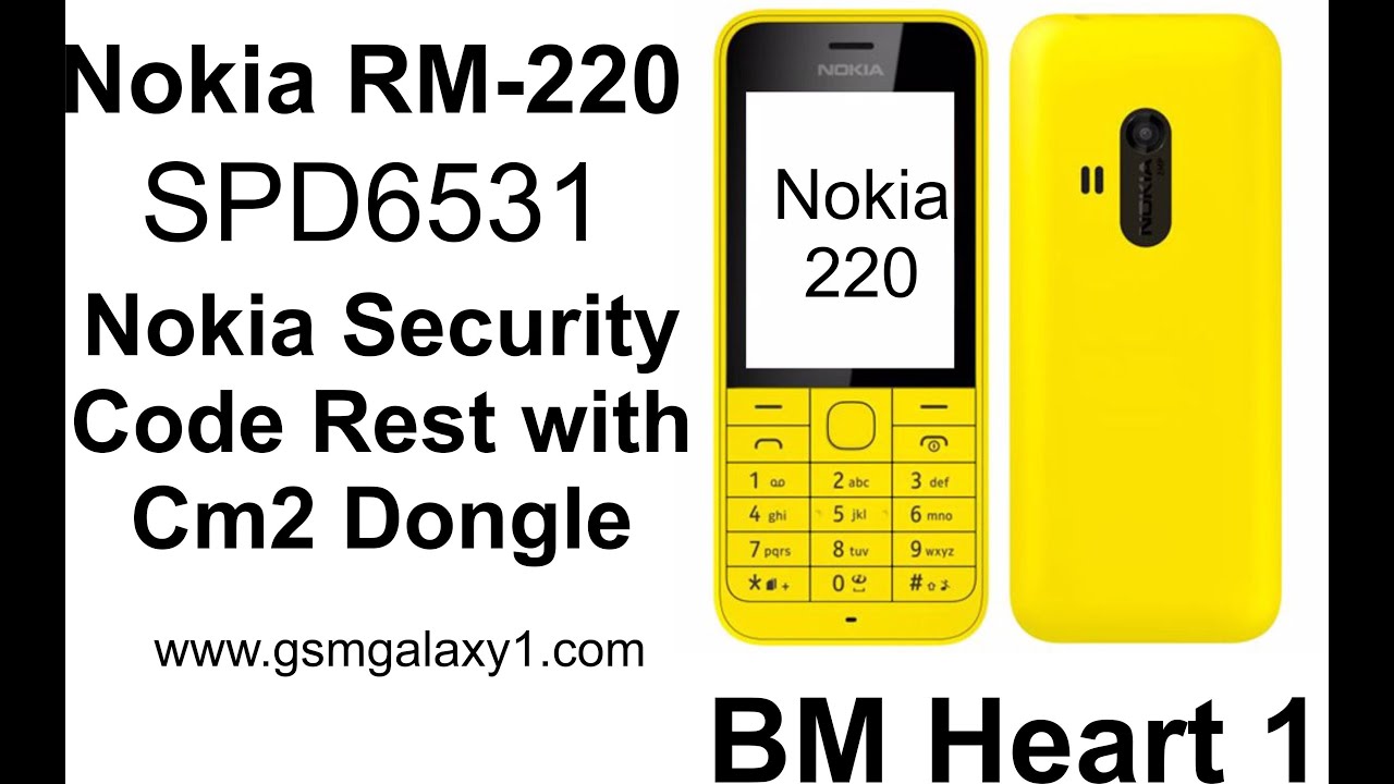  how to reset security code with cm2 nokia clon rm 220 youtube