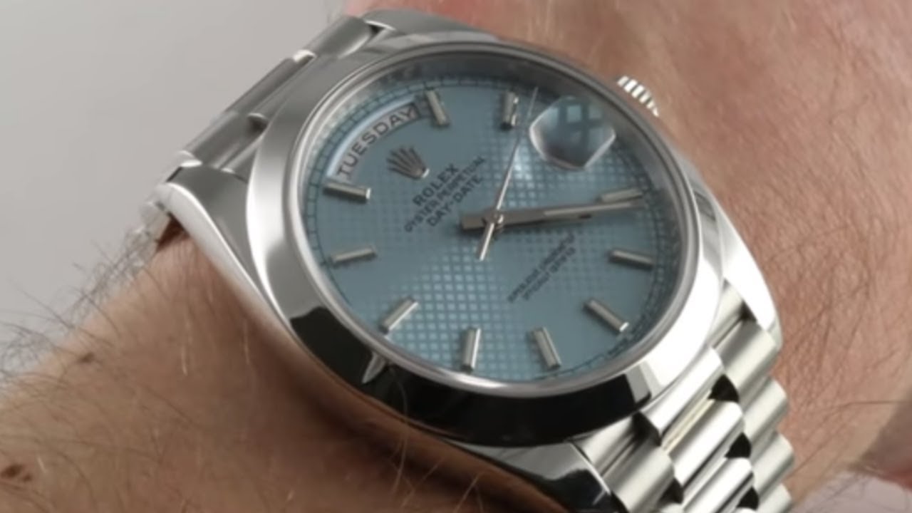 rolex platinum president datejust