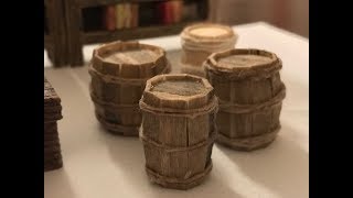 Easy realistic miniature barrels