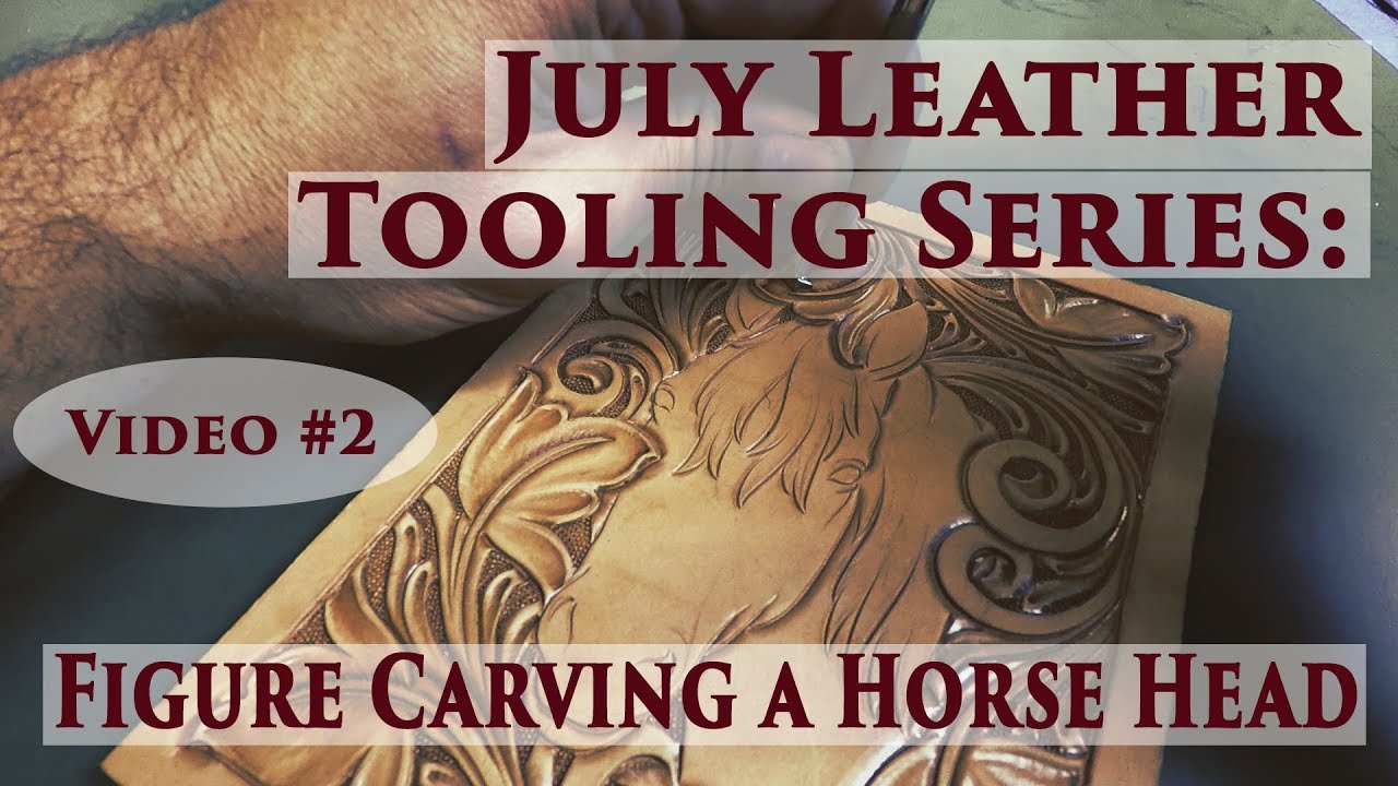 Figure Carving a Horse Head into Leather Video 2 YouTube