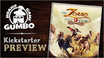 The Zorro Dice Game (Stunts & Allies Expansion) - Kickstarter Preview