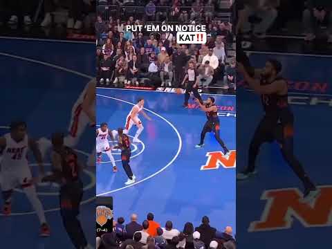 Karl-Anthony Towns with a MONSTER first quarter 😤 #knicks #nba #basketballshorts