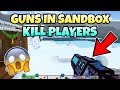 How to get guns in sandbox glitch new 2341 method  pixel gun 3d