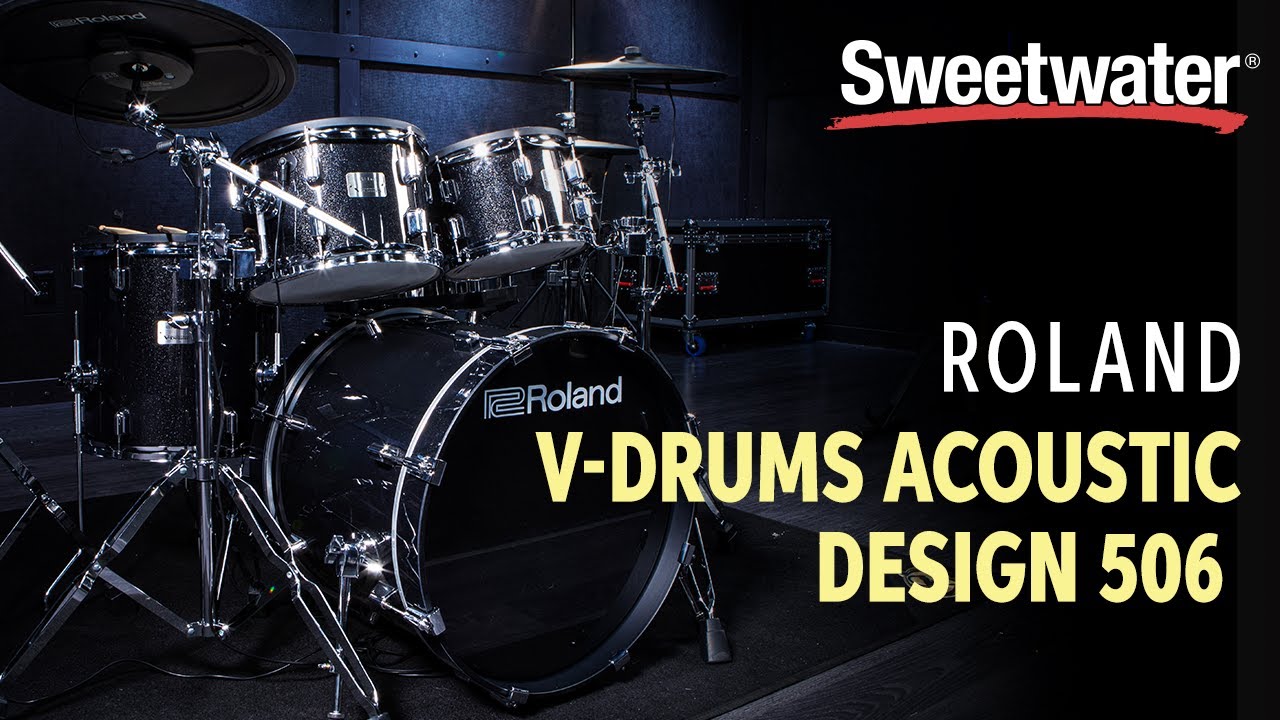 Roland V-Drums Acoustic Design VAD506 Electronic Drum Set Demo