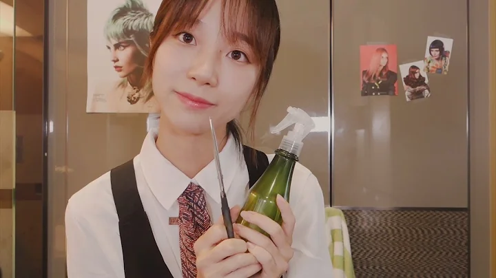 Relaxing Hair Salon✂️/ ASMR Haircut & Shampoo