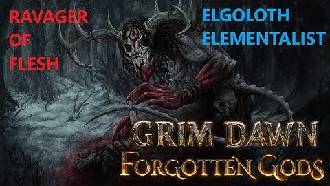 GRIM DAWN-LIGHTNING MT ELGOLOTH ELEMENTALIST-RED RAVAGER ( 1:25 TIME)-2025