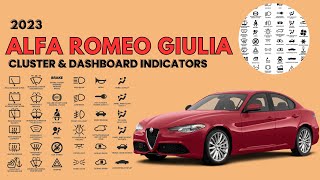 2023 Alfa Romeo Giulia Cluster & Dashboard Warning Lights Owner's Guide