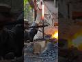 Fire and iron forging. Blacksmiths busy with traditional work#shorts#blacksmith#asmr#satisfying