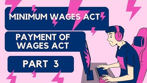 Wages and bonus | PART 3 | Unit 8| MCO 4 MCOM 2nd year IGNOU