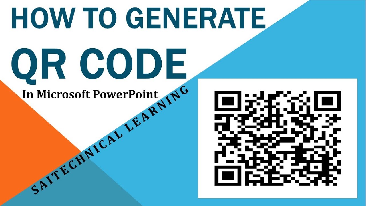 how to create qr code for powerpoint presentation