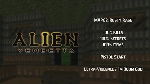 Alien Vendetta | MAP02: Rusty Rage | I