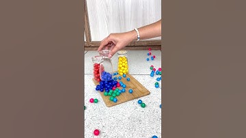 Big Color Beads in Queue #reverse #shorts #satisfying #entertaining #fun #beads #short #asmr #funny