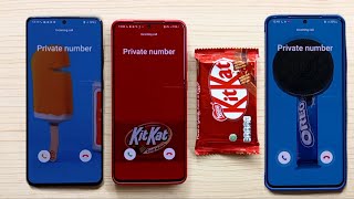 Oreo VS KitKat VS Wall's incoming call animation Samsung One ui 4