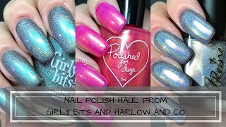 SPRING HAUL PART TWO - POLISHES FROM GIRLY BITS AND HARLOW AND CO!