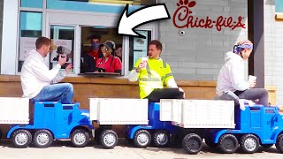 TOY CARS IN THE DRIVE THRU!