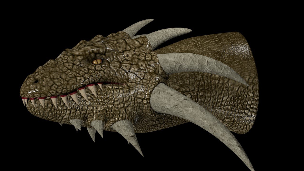 Dragon head Blender YouTube