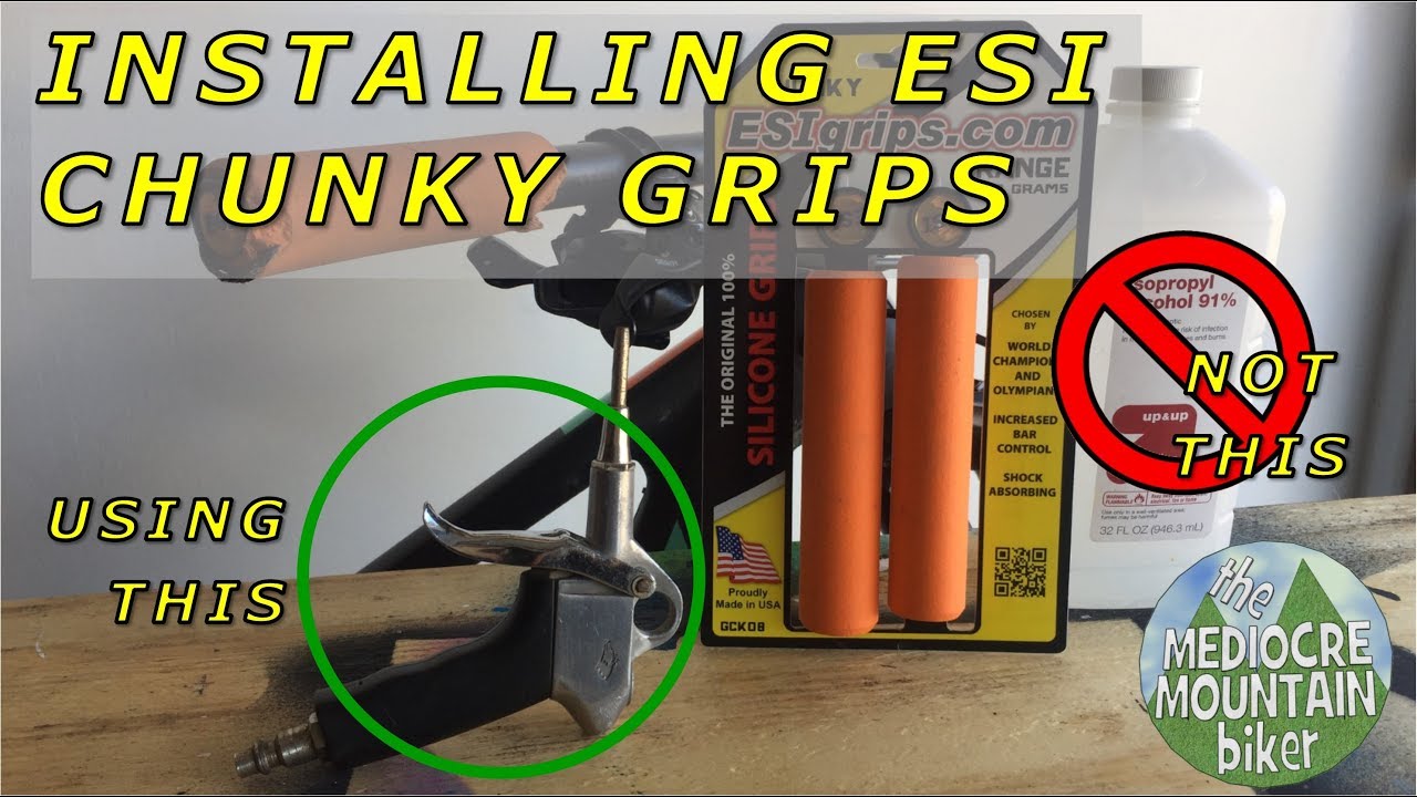 Long-term review: ESI Chunky extra chunky silicone grips- Revised & added  video – mtbboy1993