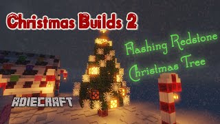 Minecraft Flashing Christmas Tree Tutorial 1.14+ - Build a Festive Redstone Xmas Tree in Minecraft