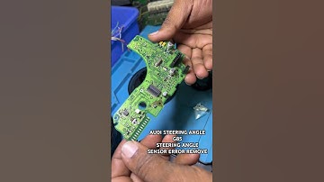 AUDI STEERING ANGLE G85STEERING ANGLE SENSOR ERROR REMOVE #audi #steeringwheel