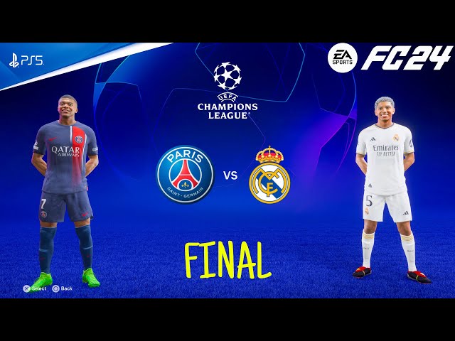 FC 24 - PSG Vs Real Madrid - UEFA Champions League Final 23/24 | PS5™ [4K60] class=