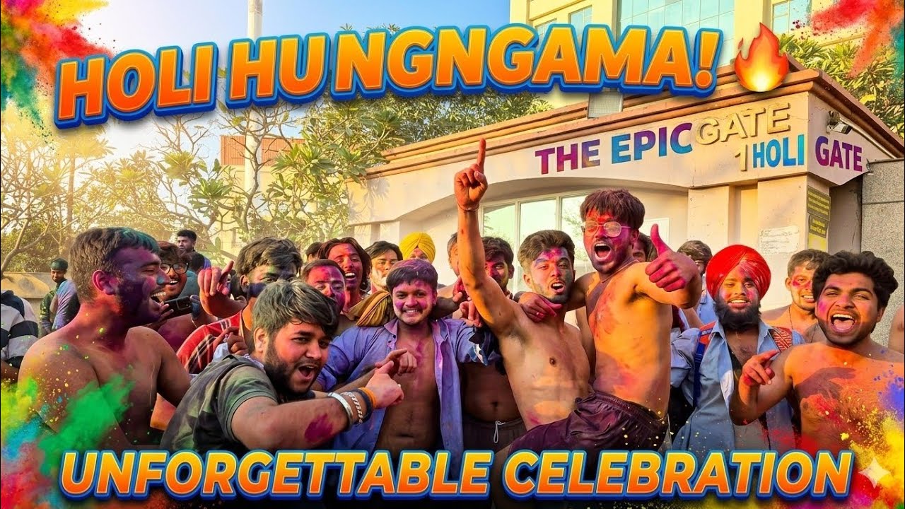 GL BAJAJ HOLI CELEBRATION 
