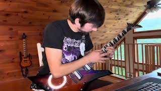 Thulcandra - Ritual of Sight (guitar solo cover, C# standard tuning)