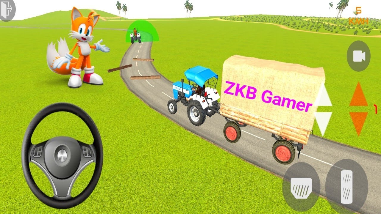3D Tractor Driving Simulator Load Tractor Simulator Gameplay Zkb