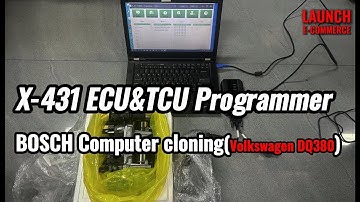 LAUNCH X431 ECU&TCU Programmer | BOSCH Computer cloning（Volkswagen DQ380)