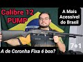 12 PUMP Mais Acessível do Brasil! CBC Military 3.0, Calibre 12GA. Boa pra Defesa Residencial e Rural