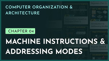 Machine Instructions & Addressing Modes | Chapter-4 | Computer Organization & Architecture (COA)