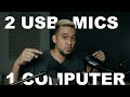 How to record 2 usb mics at once voicemeeter audition zoom etc