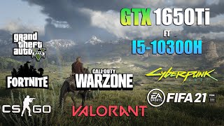 GTX 1650 Ti Test In 8 Games Ft I5-10300H \ GTX 1650 Ti Test In 8 Games Ft I5-10300H \