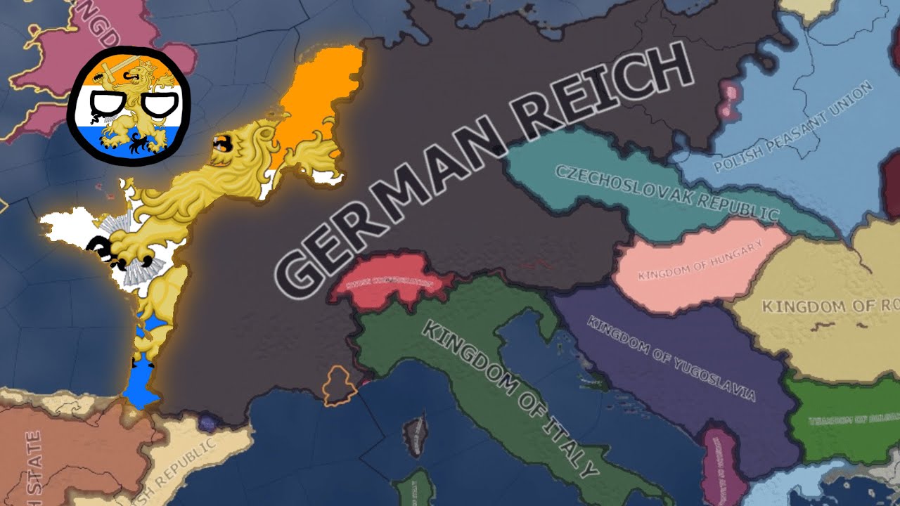 Il Dietsche Rijk è qui HOI4 ITA - YouTube