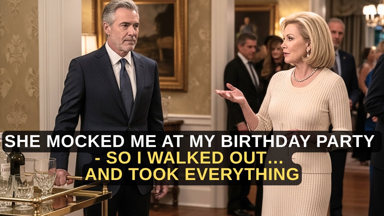 She Mocked Me at My Birthday Party — So I Walked Out… and Took Everything. Revenge
