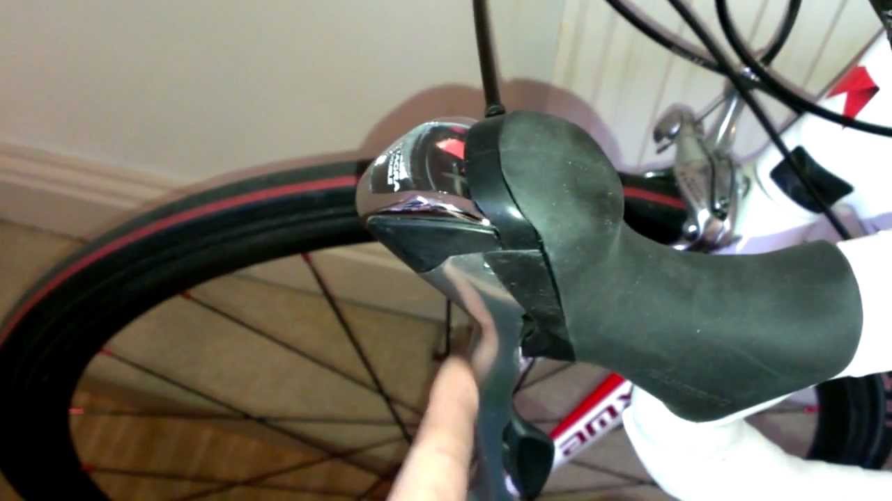 Shimano Tiagra 4500 brake lever reach adjustment.mp4 - YouTube