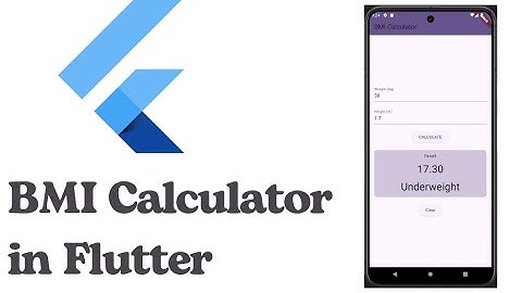 🚀 Create a BMI Calculator App in Flutter - Step-by-Step Tutorial 📱