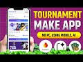Build Your OWN turnamant App using AI | Step-by-Step | User+admin free #aitools #aiapp #own #viral