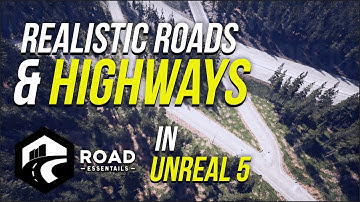 Realistic Highways, Roads & Bridges — Road Essentials - for Unreal Engine #ue5