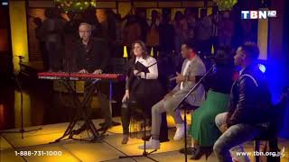 Video thumbnail of "Maranda Curtis with Dave & Nicole Binion // Here comes the glory of the lord// TBN LIVE"