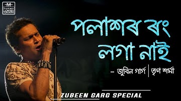 Polashor Rong Loga Naai ¦ Lyrical Video ¦ Runjhun ¦ Zubeen Garg ¦ Assamese Song ¦Tunes Assam