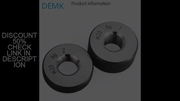 Thread ring gauge M2-M30 GO/NO GO Gage Metric Gauge 6g accuracy Precision external Screw Gage Fine,P