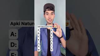 Apne name ka first alphabet choose karo😘Select your name first letter #shorts #shinewithshorts