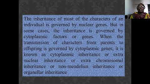 Maternal Inheritance