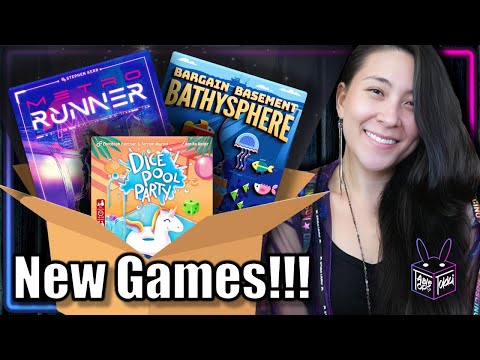Eclectic Board Game Haul! ✨ | Board Game Unboxing📦