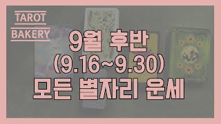 9월 후반 모든 별자리 운세ㅣ타로 운세ㅣTAROT BAKERYㅣHOROSCOPEㅣ#타로ㅣ#별자리운세ㅣ#타로유…