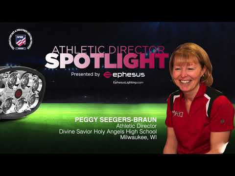 Ephesus Athletic Director Spotlight: Peggy Seegers Braun Divine Savior Holy Angels High School